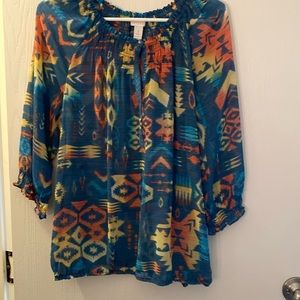 Chicos size 1 beautiful top